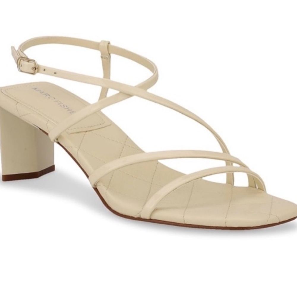 marc fisher white sandals